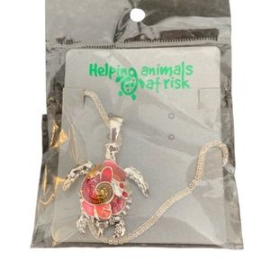 💋4/$20 NEW Sea Turtle endangered species necklace